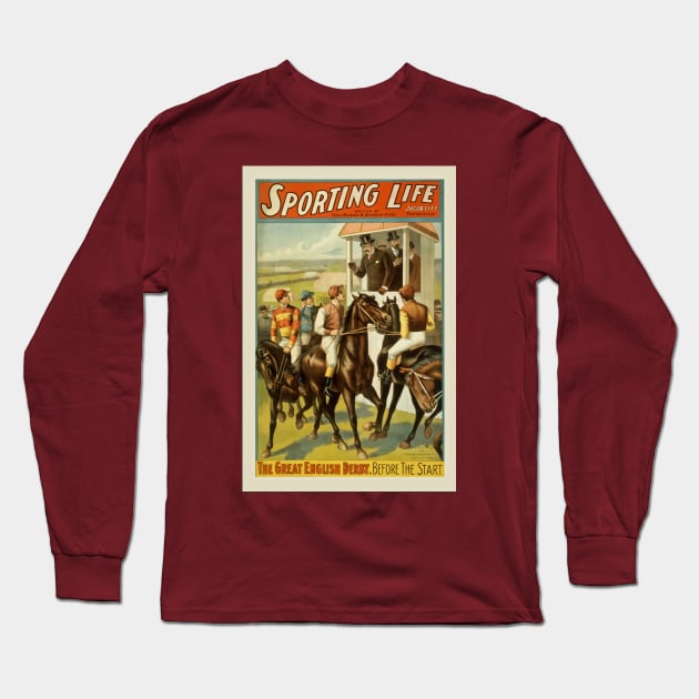 Sporting Life Theatre Ad Long Sleeve T-Shirt by xposedbydesign